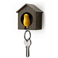 держатель+брелок для ключей sparrow коричневый-желтый в Саратове