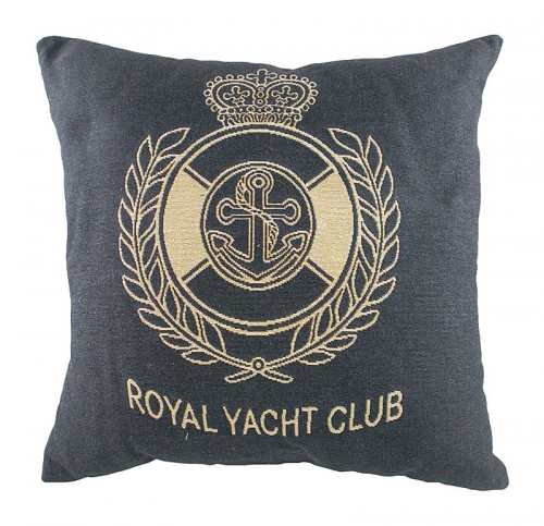 подушка с гербом королевского royal yacht club denim в Саратове