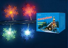 светодиодная гирлянда «снежинки-3» 700см (07936) uniel uld-s0700-050/dta multi ip20 snowflakes-3 в Саратове