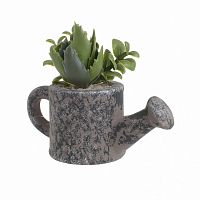 искусственный цветок в сером кашпо в Саратове