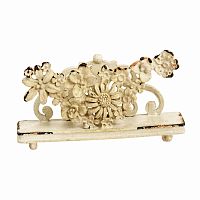 подставка для визиток pewter flower белая в Саратове