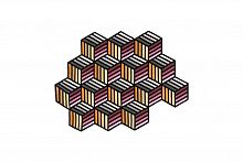 ковер parquet hexagon orange 203x153 от gan в Саратове