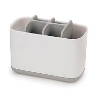 органайзер для зубных щеток easystore большой белый-серый в Саратове
