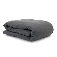 пододеяльник изо льна темно-серого цвета essential 200х200 в Саратове