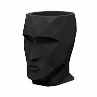кашпо adan матовое черное 100см от vondom в Саратове