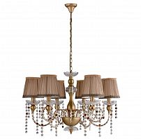 подвесная люстра crystal lux alegria sp6 gold-brown в Саратове