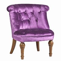 кресло sophie tufted slipper chair лиловое в Саратове