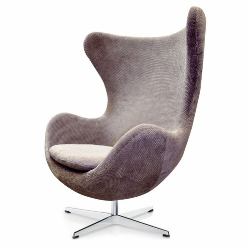 кресло egg chair гала кашемир серое в Саратове