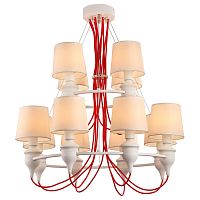 подвесная люстра arte lamp sergio a3325lm-8-4wh в Саратове