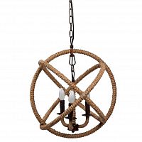 люстра foucault's orb rustic iron бежевая, коричневая в Саратове