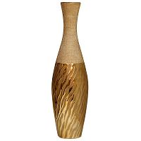 ваза керамическая золотая 15,6х15,6х59 в Саратове