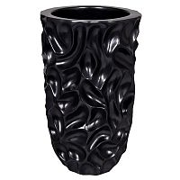 кашпо для цветов жемчужно-черное 30х30х48 см в Саратове