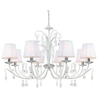 подвесная люстра arte lamp romana snow a1743lm-8wh в Саратове