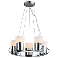 подвесная люстра arte lamp brooklyn a9484sp-5cc хром в Саратове