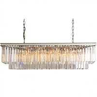 люстра odeon l80 silver&glass серая, прозрачная в Саратове