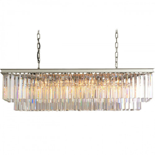 люстра odeon l80 silver&glass серая, прозрачная в Саратове