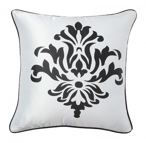 подушка с геральдическими лилиями fleur de lys ii white в Саратове
