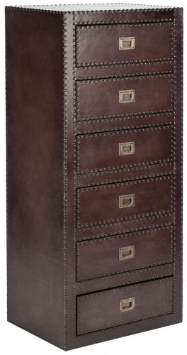 комод sheppard 6 drawers gun metal в Саратове