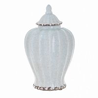 ваза abby с крышкой белого цвета в Саратове