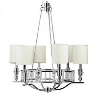 люстра easton light chandelier хром, бежевая в Саратове