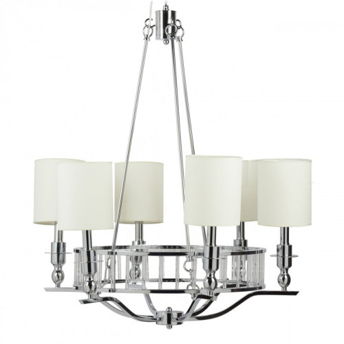 люстра easton light chandelier хром, бежевая в Саратове