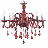 подвесная люстра ideal lux giudecca sp8 rosso в Саратове