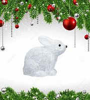 фигурка светодиодная «кролик» 24x27см (09561) uld-m2724-032/sta в Саратове