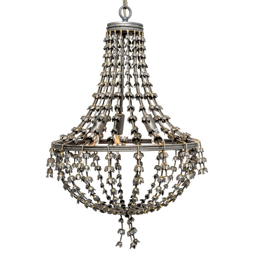 люстра «адела» темное серебро с золотистыми деталями в Саратове