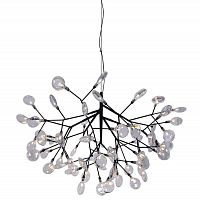 подвесная люстра crystal lux evita sp63 black/transparent в Саратове