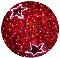фигура led шар 120 см, красный в Саратове