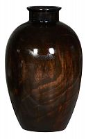 ваза деревянная объемная 22х37 см tayra темно-коричневая в Саратове