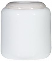 ваза керамическая с деревянной крышкой 25 см margaret белая в Саратове