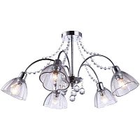 потолочная люстра arte lamp silenzio a9559pl-5cc хром в Саратове