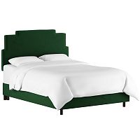 кровать двуспальная 160х200 зеленая paxton emerald velvet в Саратове