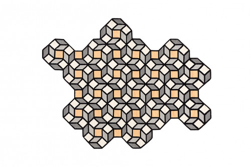 ковер parquet rhomb yellow 314x195 от gan в Саратове