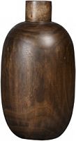 ваза деревянная объемная с широким горлышком 50 см kongo в Саратове