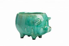 цветочный горшок pig planter голубой в Саратове