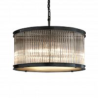 люстра essex crystal 68 черное основание, прозрачное стекло черное основание, прозрачное стекло в Саратове