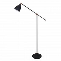 торшер arte lamp braccio a2054pn-1bk в Саратове