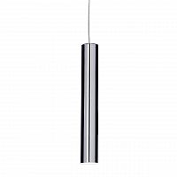 подвесной светодиодный светильник ideal lux ultrathin sp1 small round cromo в Саратове