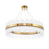 люстра stripglass 65 латунь, прозрачное стекло в Саратове