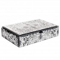 шкатулка для украшений кобра серая 23x15x5 см в Саратове
