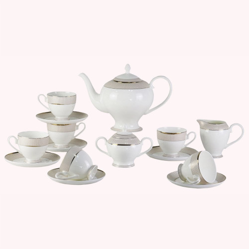 чайный сервиз bianko 17 pcs tea set в Саратове