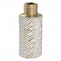 золотая керамическая ваза 9x9x22 см в Саратове