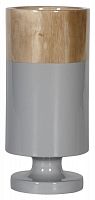 ваза настольная rustic chic tube wood grey в Саратове