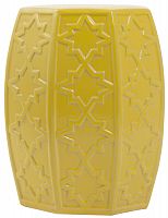 керамический столик-табурет garden stool желтый в Саратове