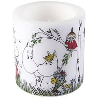 свеча большая moomin счастливое семейство, 8 см в Саратове