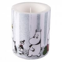 свеча большая moomin зимнее путешествие, 8 см в Саратове