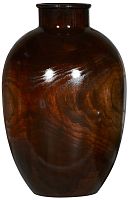 ваза деревянная объемная 33х51 см tayra коричневая в Саратове