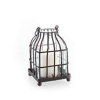 подсвечник-фонарь металлический со стеклом bird in cage i, 15 см в Саратове